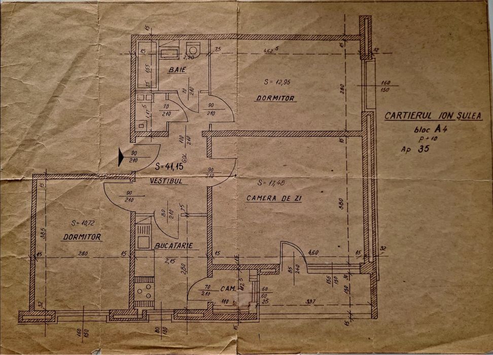 Apartament 3 camere blvd. Camil Ressu