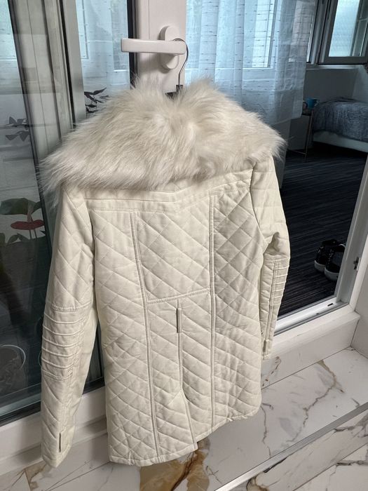 Palton imitatie piele