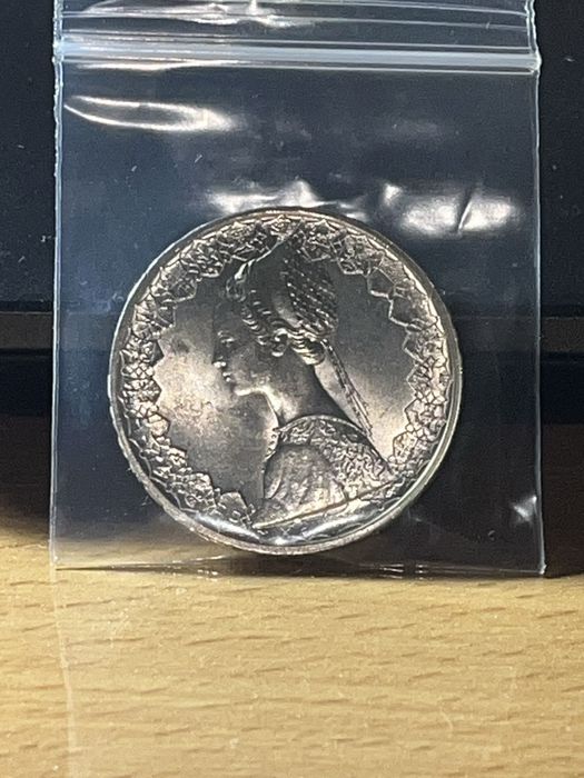 Италия 500 лир (серебро)