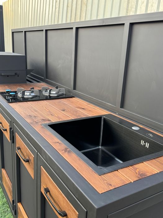 Мангалный комплекс в стиле Лофт