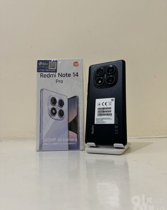 Redmi Note 14Pro (12/512) Qora rang srochniy sotiladi ideal holatda