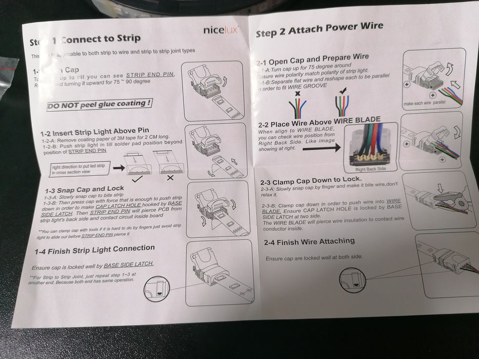 Banda RGB Tub - se poate baga in apa + diversi conectorii