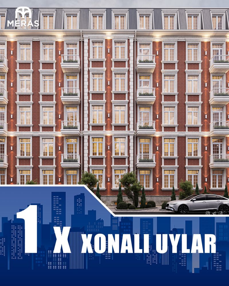 2 xonali uylar proekti