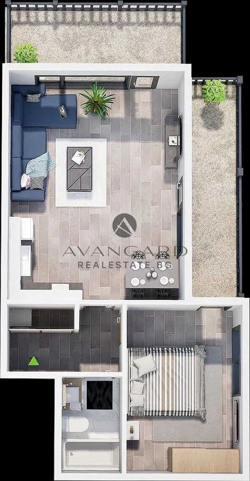 Продава се Двустаен апартамент в Пловдив, Прослав - 92 кв.м за 705 €/кв.м - Снимка #1