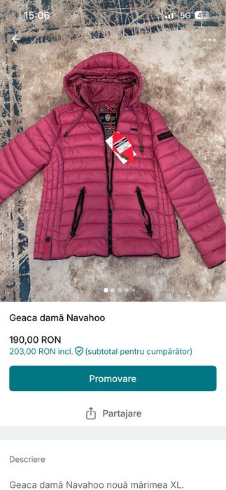 Geaca dama Navahoo