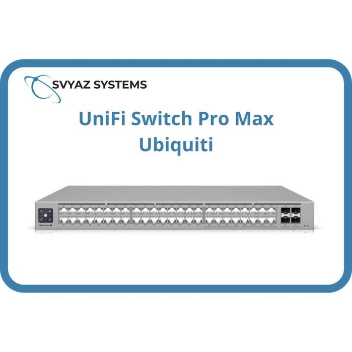 UniFi Switch Pro Max 48 PoE L3 2,5 Гбит коммутатор Ubiquiti