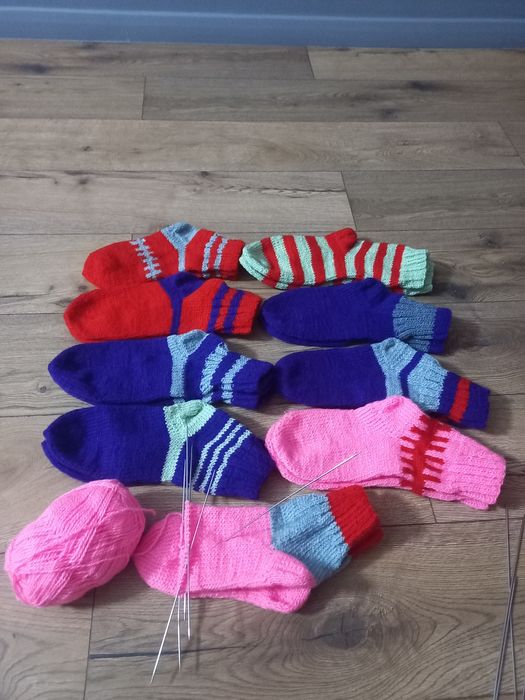 Носки шерстяные  новая пряжа