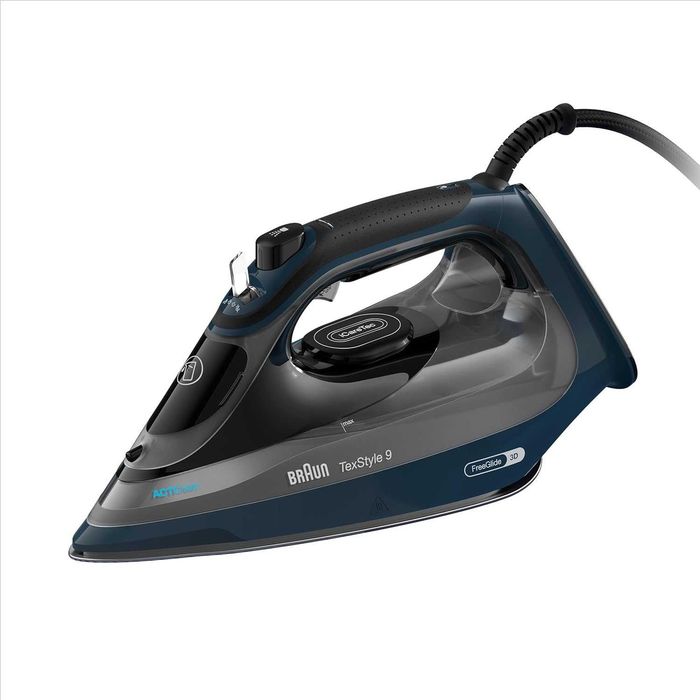 Ютия Braun TexStyle 9 SI9682DB, 0127409002, 3200 W, Променлива пара 60 гр/мин, Парна струя 260 гр/мин, Резервоар 330 мл, FreeGlide 3D технология