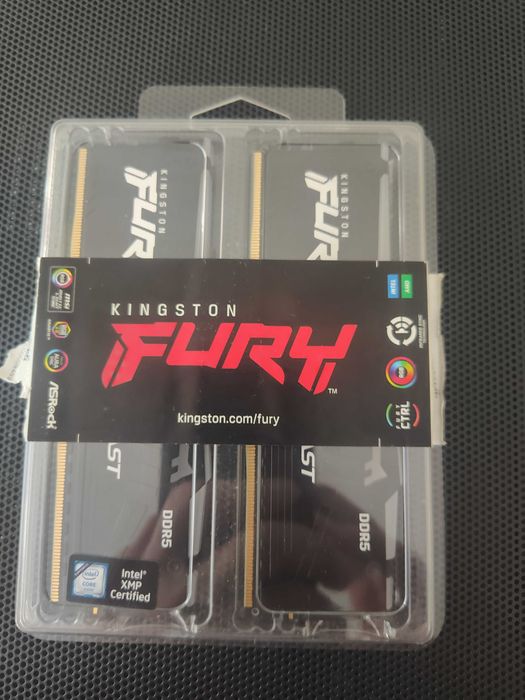Оперативная память Kingston Fury Beast DDR5 6000mhz cl40 16GB (2x8)
