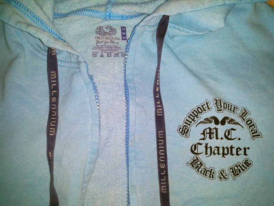 Аксесуар суичър за мотор MC Black and Blue