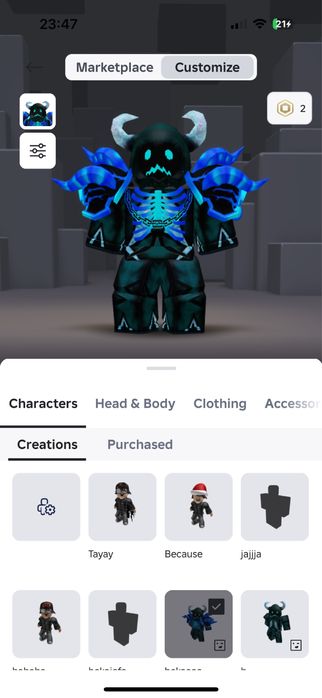 Аккаунт в роблоксе