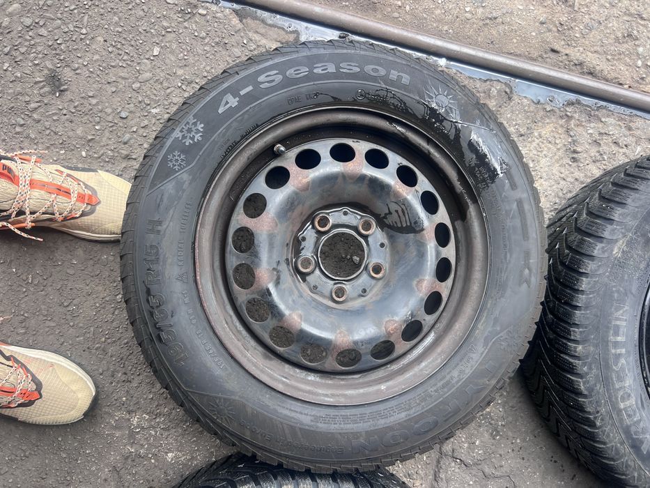 Roti skoda octavia / vw golf / 5x112 r15 - 195/65 r15 de iarna