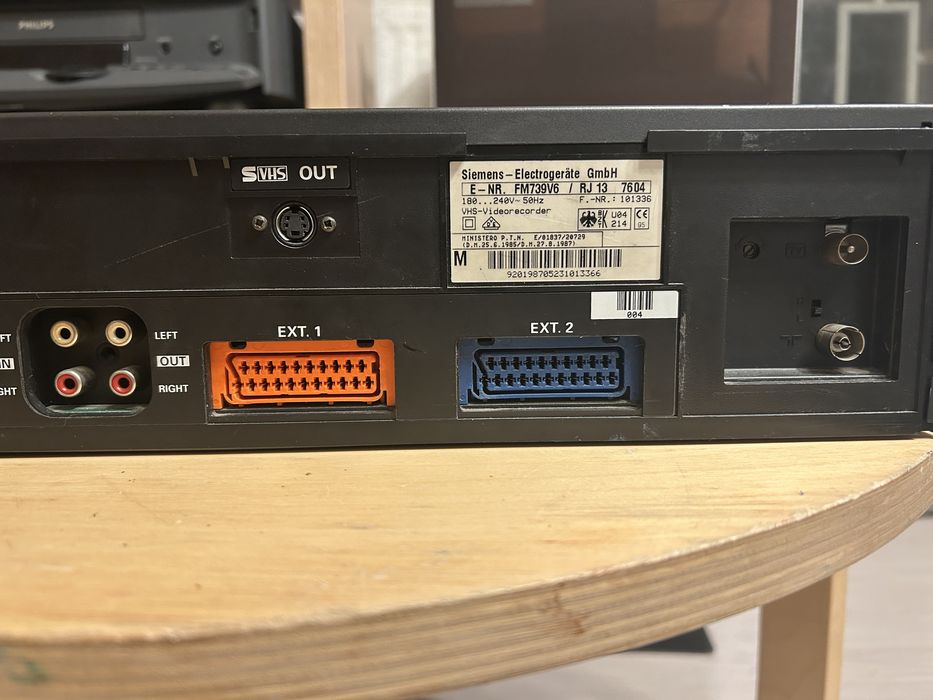 Video Recorder SVHS S-VHS Siemens FM739V6