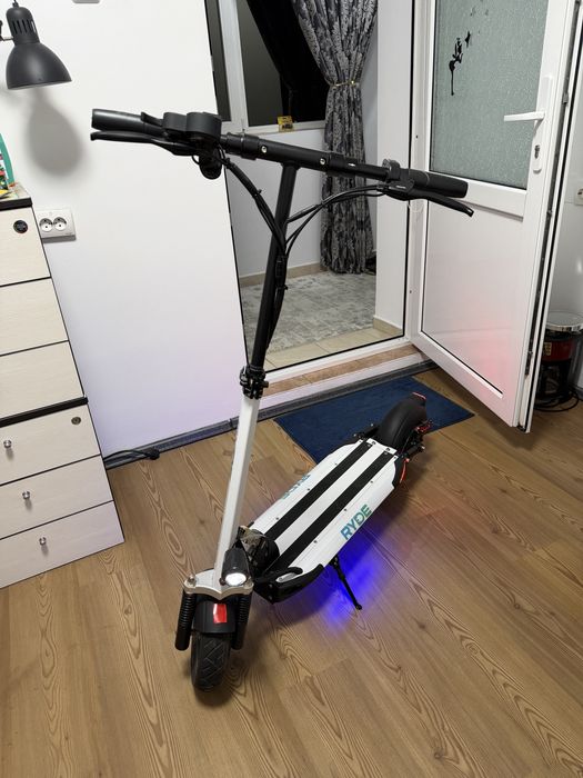 Trotineta Electrica Pliabila Ryde 600 Alba 65km Autonomie