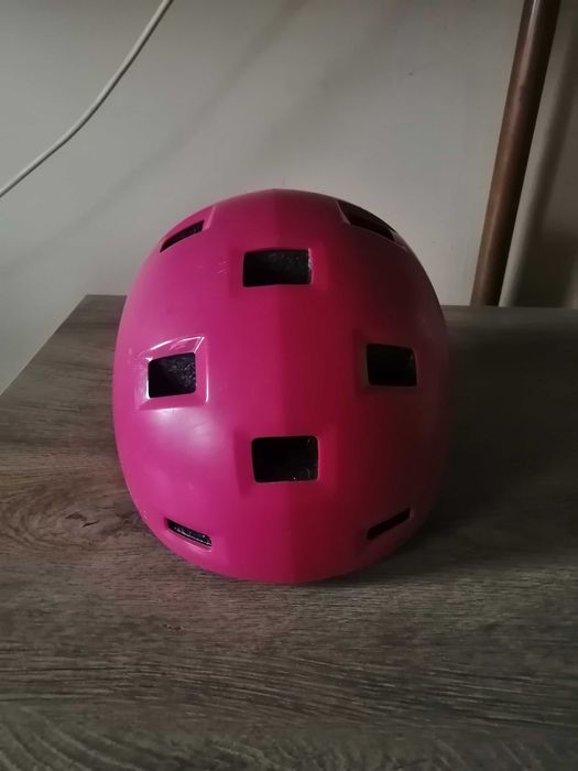 Детска каска за момиче, Розова, oxelo