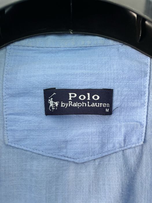 Оригинална Polo Ralph Lauren риза XS – светлосиня, много запазена