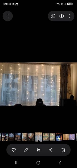 Perdea luminoasa cu telecomandă LED 3x3 m, 300 leduri