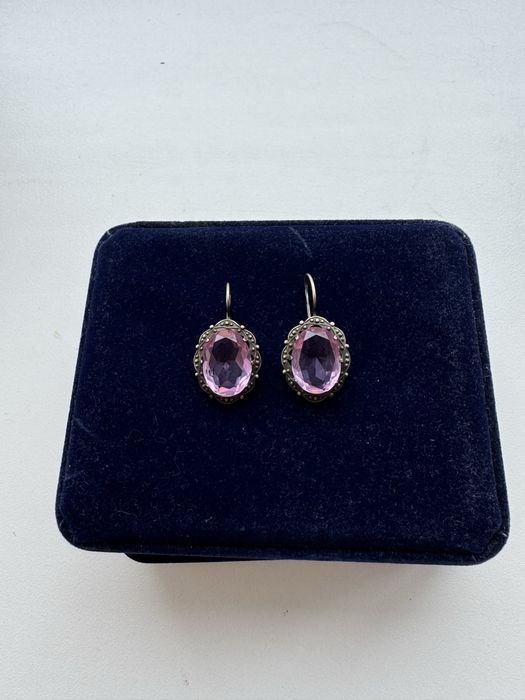 Серьги серебро, старинные