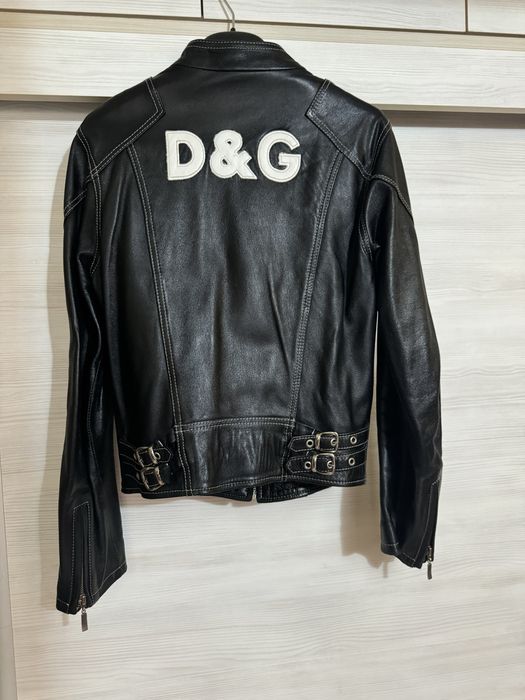 Geaca piele Dolce gabbana