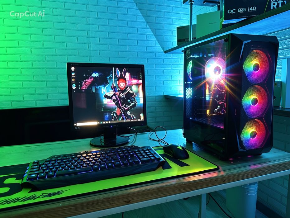 Игровой Core i7 компьютер в полном комплекте рассрочка Алматы