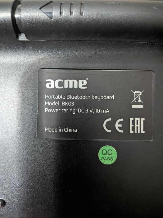 Блютуз клавиатура