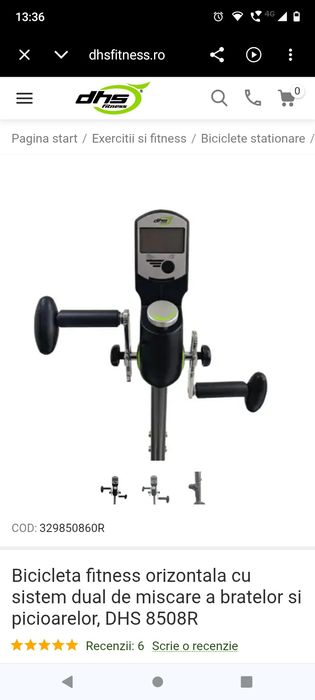 Bicicleta fitness orizontala DHS 8508R