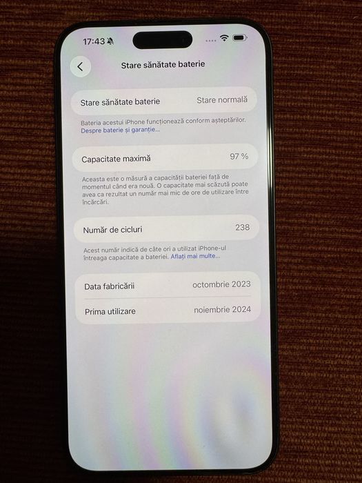 Iphone 15 Pro max Blue titanium 512Gb