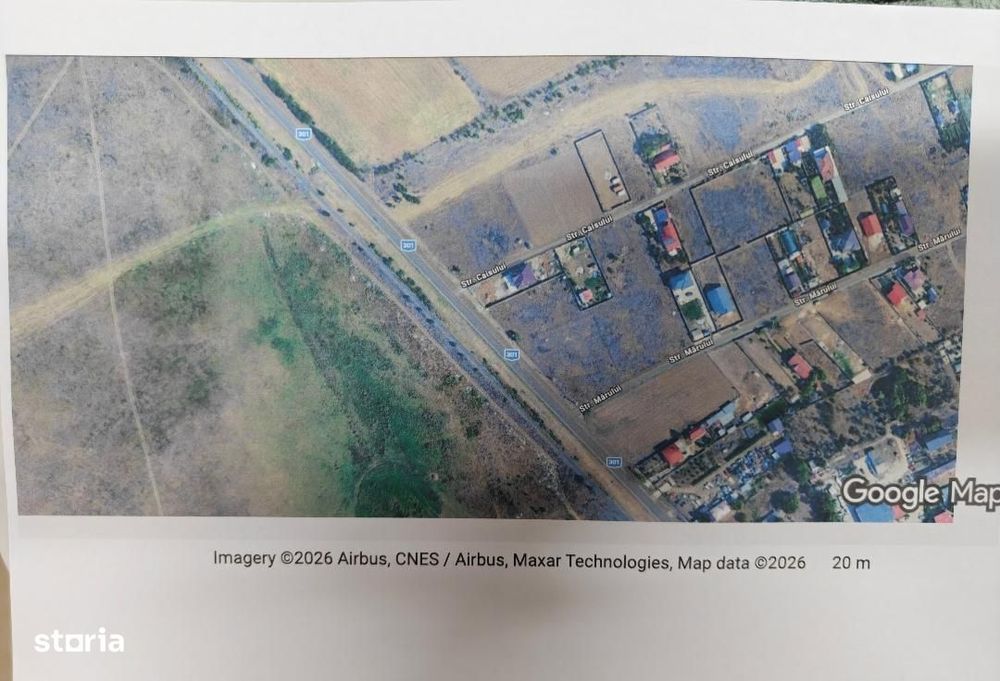 Teren intravilan de vânzare 1000 mp – Fundeni Frunzănești