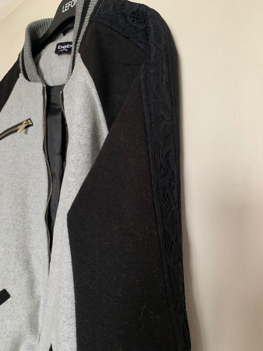 Сиво-черно бомбър яке Bebe