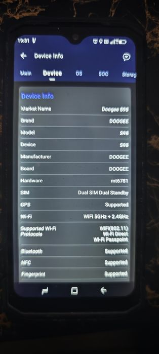 Doogee s98 night vizion