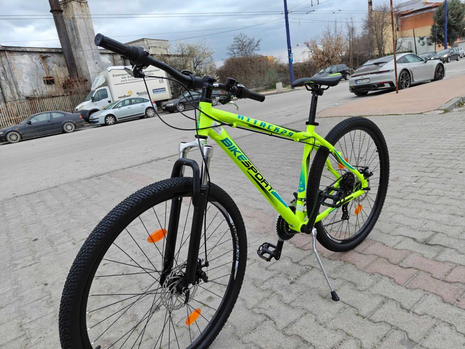 Алуминиев велосипед 29" Bikesport ATTACK жълт