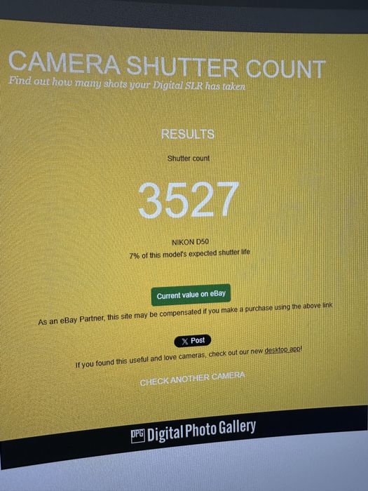Nikon D50 - 3500 cadre
