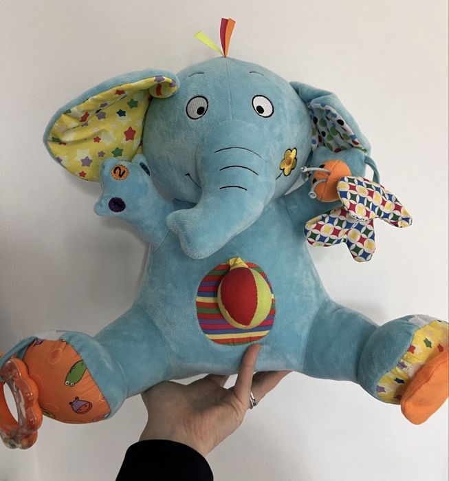 Lot 4 jucarii bebe - 1 plus si 3 puzzle, joc de lemn bebelusi 0 - 18 L