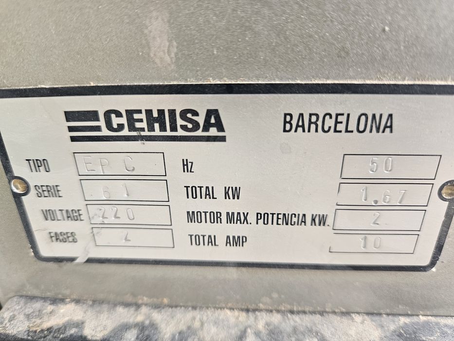 комплект кантираща и обрязваща машина,машините са монофазни,