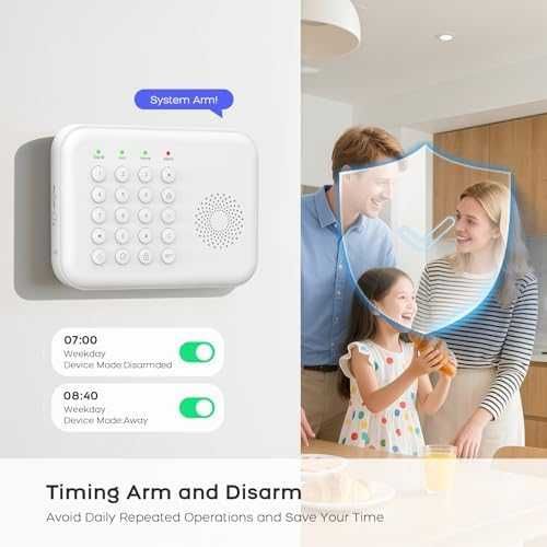 Нова Алармена система DIY PIR датчик + сензор врата 2 дистанц. 120dB