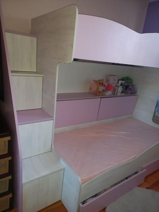 Детско легло двуетажно