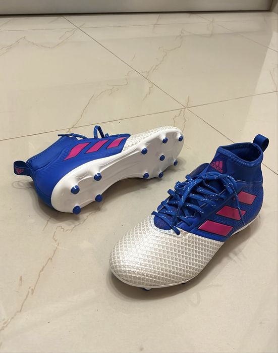 Ghete Fotbal Adidas Ace 17.3 Primemesh FG Blue Blast edition noi gazon