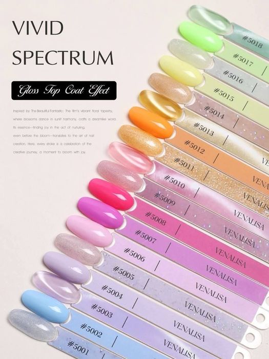 НОВО ! Гел лак Venalisa Vivid spectrum - 10ml