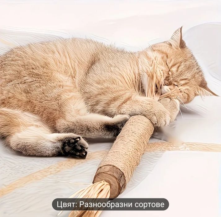 Ратанова четка за зъби за котка