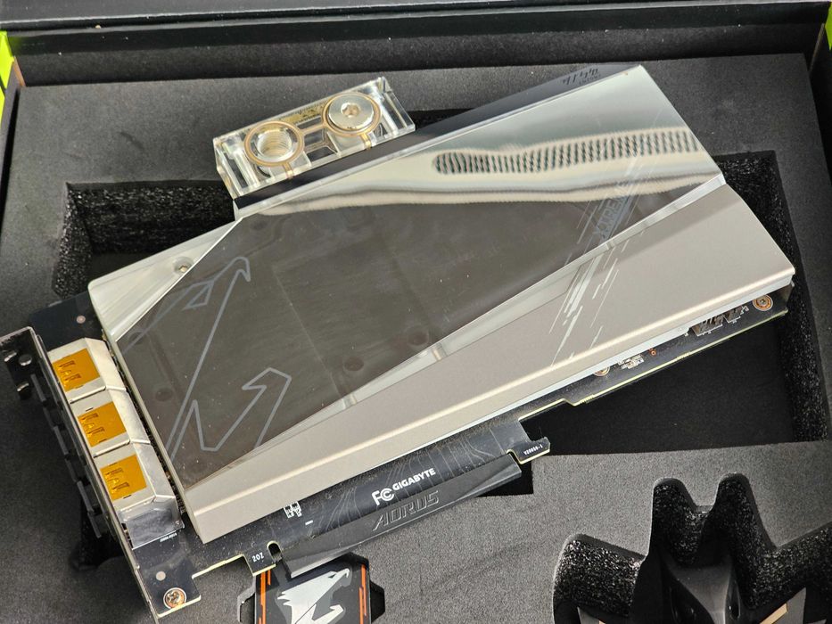2БР RTX3080 XTREME WATERFORCE Asus EKWB Gigabyte Aorus Geforce  видеокарта videokarta VGA водно охлаждане