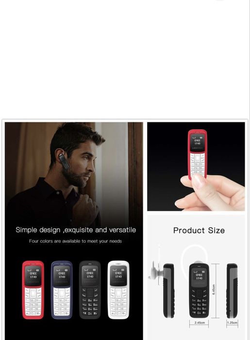 Cel mai mic telefon mobil cu schimbare voce barbat femeie copil cadou