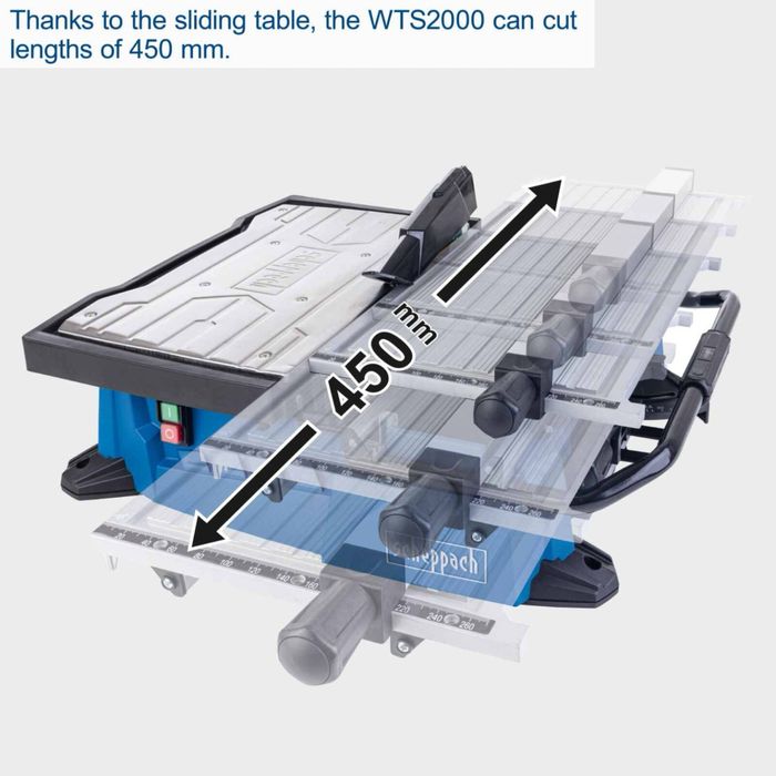 Машина за водно разане на плочки  и камък Scheppach WTS2000