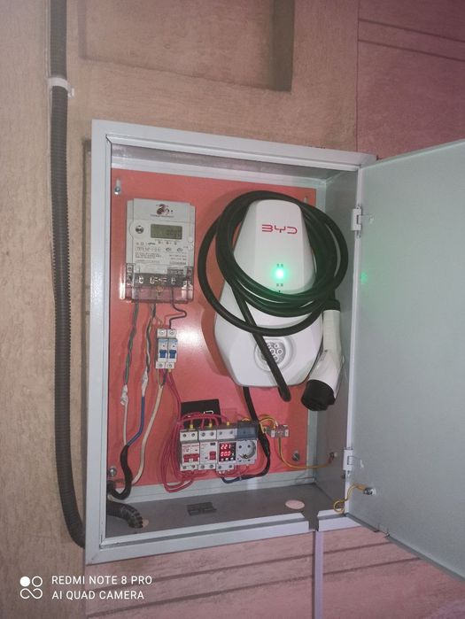 Установка зарядное устройство для Электромобилей.
7квт зарядка установ