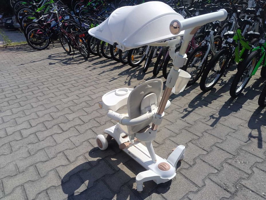 BYOX Детска тротинетка Cornet 6в1 бял