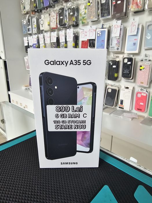 Galaxy A35 5G, 6/128 GB, Sigilat, Garanție