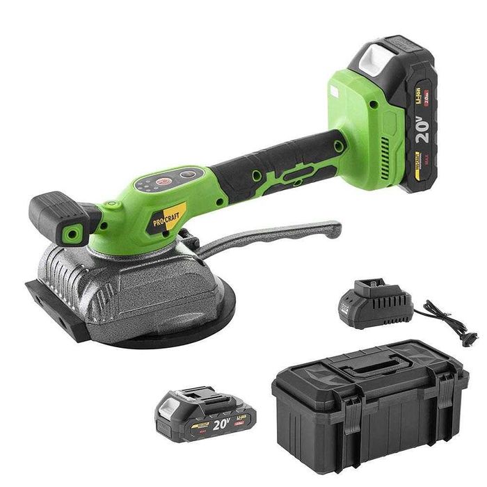 Виброчук за плочки PROCRAFT PTM20-1b-c, 20V, 2Ah, 130 мм