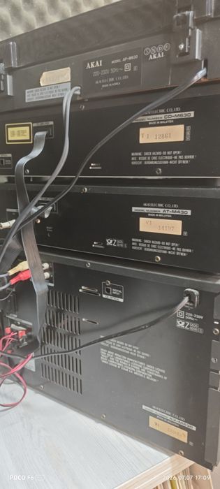 Музыкальный центр Akai AX-M430 с пультом и проигрывателем