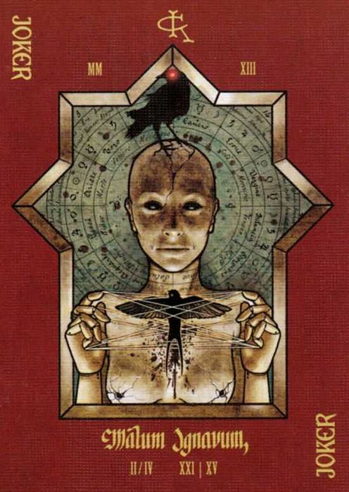 Коллекционные игральные карты Requiem, размер 7х12см