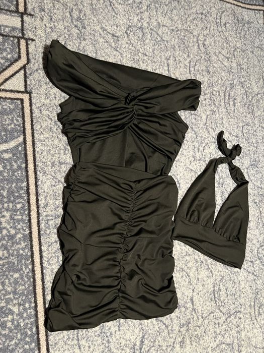 Дамски комплект пола и топ, пола и блуза, пола и боди