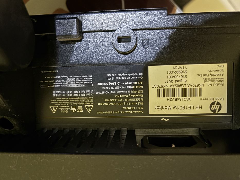 Monitor HP 1901w